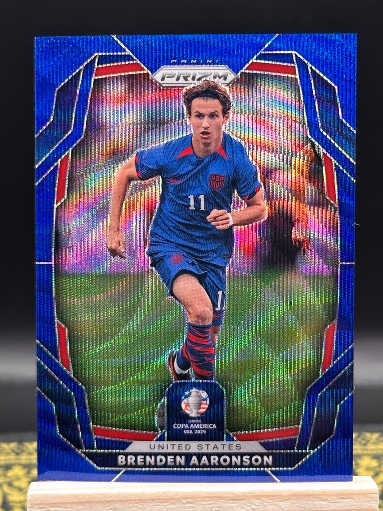 2024 Copa America - Brenden Aaronson - Blue Wave Prizm 141/199 - No. 160
