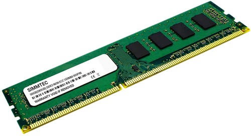Simmtec 4GB DDR3 1333MHz DIMM PC3-10600 UDIMM Non-ECC CL9 240-Pin Desktop - Picture 3 of 4