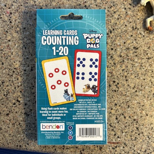 Counting 1-20 - Learning Cards Flash Cards - Puppy Dog Pals - 36 Cards - Picture 2 of 2