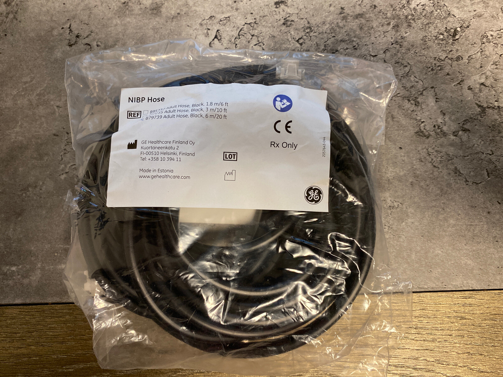 GE BP daxtex ohmeda Hose #879739 20 Ft black GE BP daxtex ohmeda Hose #879739 20 Ft black