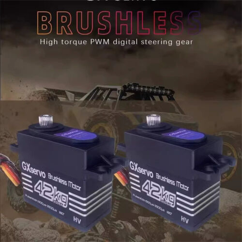 180° Brushless Waterproof 42KG Metal Gear 25T Digital Servo For 1/10 TRX4 RC Car - Picture 15 of 23