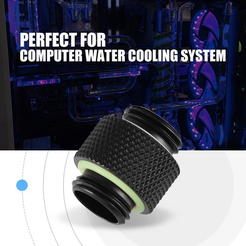 2pcs G1/4 Thread Fitting Adapter Connector For Computer Water Cooling System - Photo 3/8