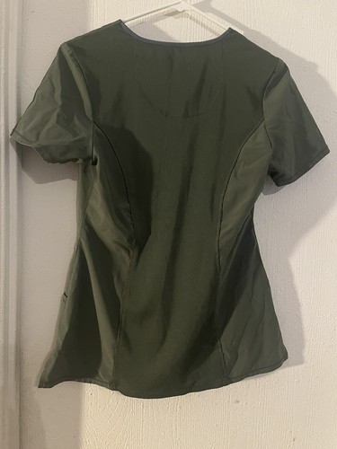 2 Cherokee Infinity Scrub Tops Active Color OLPS/Green Style 2624A Size Small - Picture 5 of 6