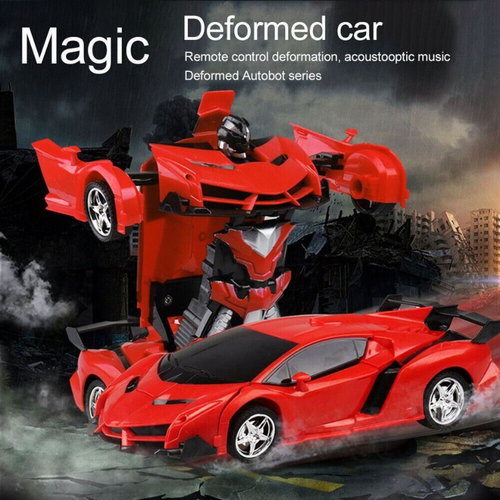 Remote Car Sport Transformer RC Robot Controller 2 IN 1 Kids Toy Toddler Gift US - 第 4/9 張圖片