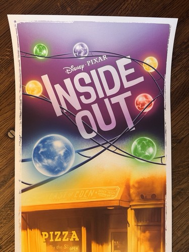 INSIDE OUT Art Print 12x36 Giclee Poster: Ben Harman Limited X/100 Pixar Disney - 第 7/7 張圖片