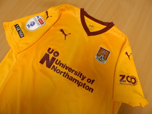 NORTHAMPTON TOWN | 28 | TJ EYOMA | 2024/2025 MATCHWORN SHIRT | Size L - Imagen 5 de 8