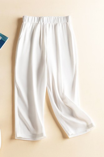 Mens Silk Pants Summer Thin Harlem Pants Loose Drape Satin Casual Large Size New - Bild 20 von 29