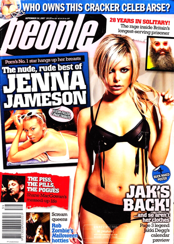 People Magazine September 24, 2007 Jakki Degg,Jenna Jameson,Jennifer Ellison