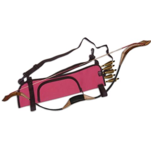 DUAL USE LONGBOW/RECURVE BOW HOLDER & SHOULDER BACK/SIDE/WAIST ARROW QUIVER BAG - Picture 6 of 14