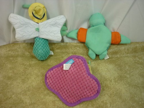 Bark Box Dog Daze 3er Set Schildkröte Mücke Eis XS-S Float 25F026 - Bild 2 von 2