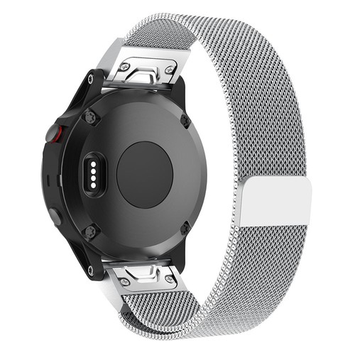 Quick-Fit Milanese Magnetic Stainless Steel Band For Garmin Fenix 7X/7 Bracelet - Picture 17 of 18