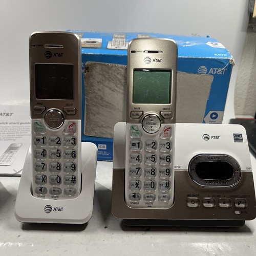 AT&T EL52313 DECT 6.0 2 Handset Answering System w/ Caller ID/Call Waiting READ - Bild 2 von 4