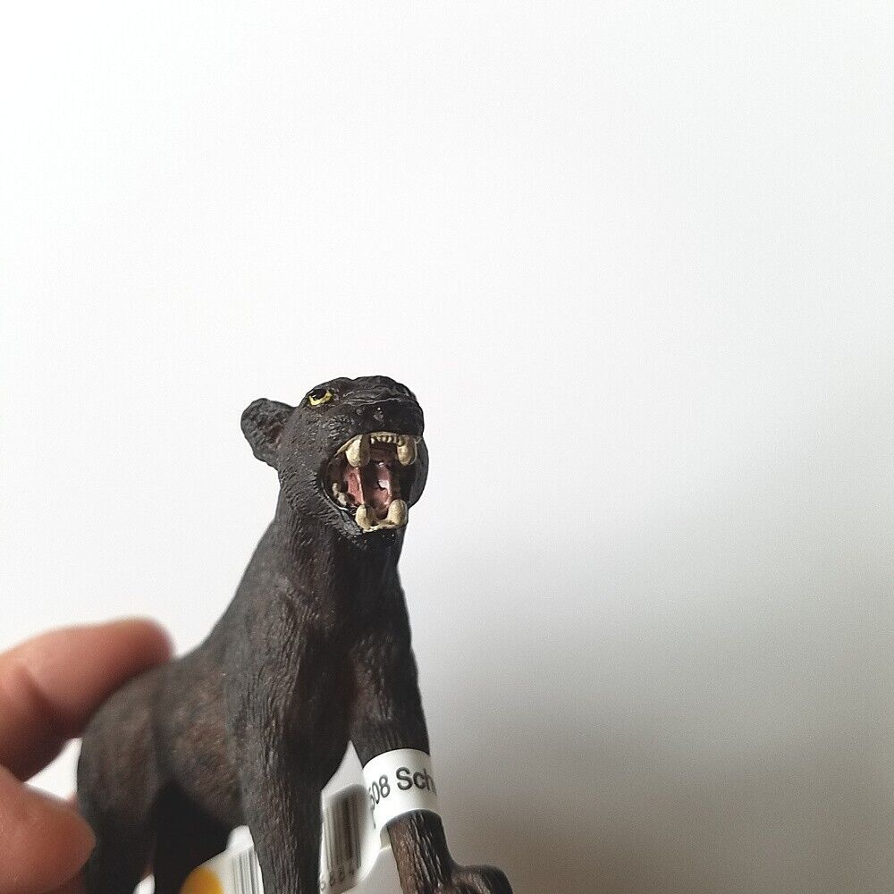 Schleich 14688 - Wildlife Black Panther Static Animal Models Plastic Toys 10*8cm - Picture 6 of 7