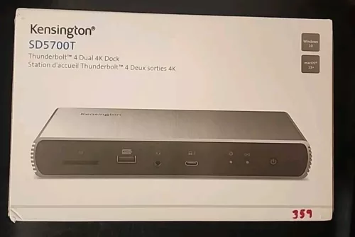 Kensington SD5700T Dual 4K  PD Thunderbolt 4 Dock Station 