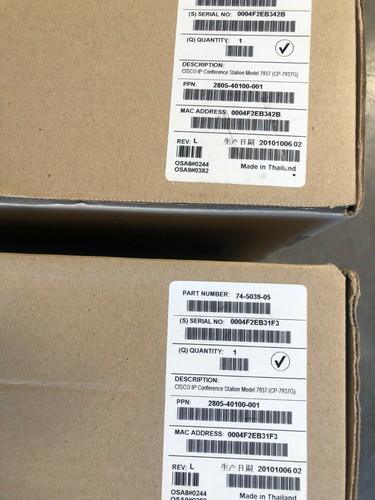 Cisco CP-7937G Unified IP Conference Station - Brand New - Picture 5 of 5