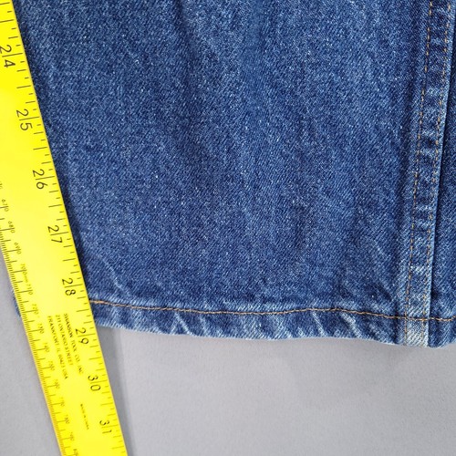 Pantalones de trabajo Rustler de mezclilla para hombre tiro alto rectos calce regular azul talla 44 x 30 - Imagen 4 de 11