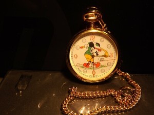colibri mickey mouse pocket watch