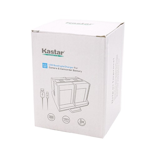 Kastar Battery Quadruple Charger for Canon EOS M50 M50 Mark II EOS M100 EOS M200 - Picture 7 of 12