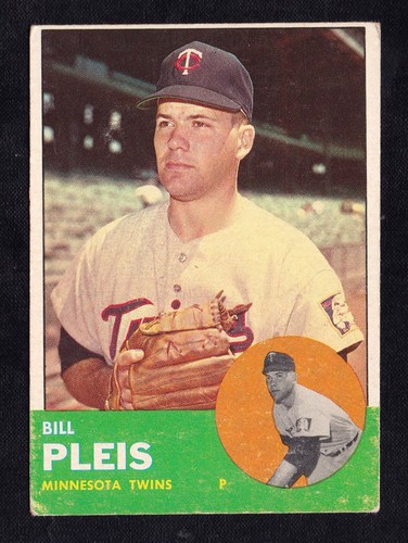 Tarjetas de béisbol originales Topps 1963 - tú eliges una elección de jugador - #251 y arriba - Imagen 46 de 246
