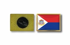 pins pin's flag national badge metal lapel hat button saint martin marteen sint