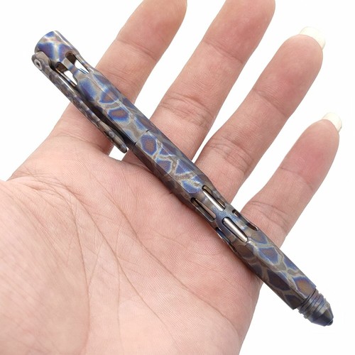 TWOSUN Titanium Alloy Tactical Ballpoint Write Signature Gel Office Business Pen - Picture 12 of 12