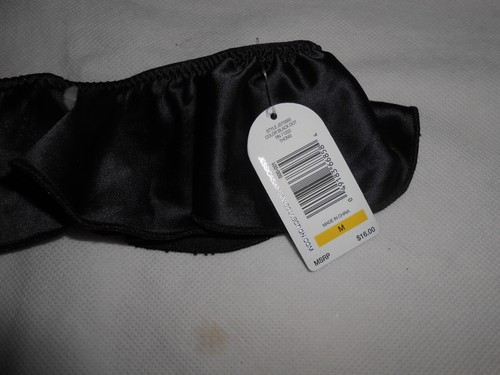 New Jessica Simpson black and ivory polka dot thong Underwear Size M - Picture 2 of 4