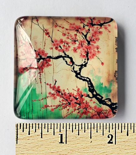 Imanes de nevera de colección, juego de 6 imanes acrílicos temáticos florales de tamaño mediano - Imagen 8 de 12