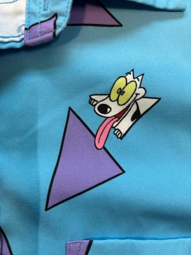 Rocko's Modern Life Nickelodeon Button Shirt "Four Characters" - Size Small - Picture 6 of 12