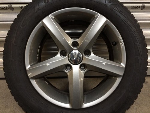VW Passat B8 3G Aspen 3AA071496A grau Alufelgen Winterreifen 215/60 16 Goodyear - Bild 3 von 12