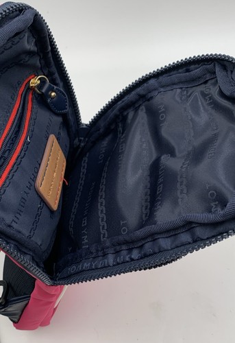 Tommy Hilfiger Sling Backpack Pink Two Section Bag Crossbody - Picture 9 of 12
