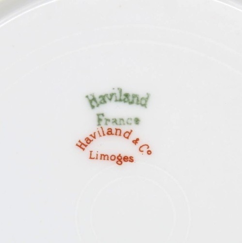 51 PIEZAS HAVILAND LIMOGES FRANCIA DOBLE ORO SCHLEIGER 659A SERVICIO PARA 6 Y SERVICIO - Imagen 10 de 11