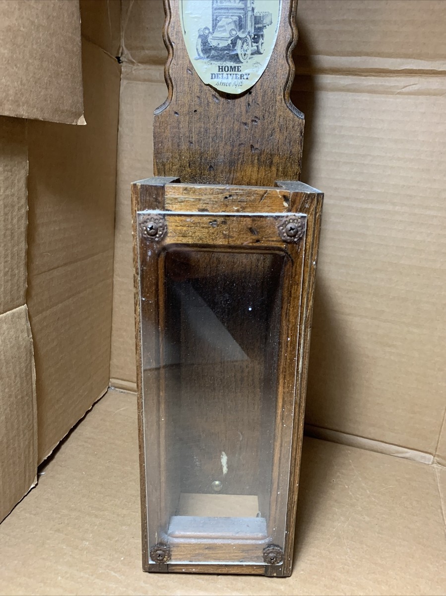Vintage Wooden Rocky Mountain Spring Water Home Delivery Cup
