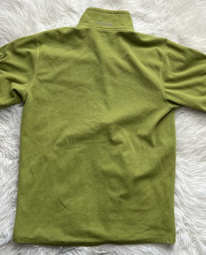 Eddie Bauer FIRST ASCENT Fleece Herren Small grün Quarter Zip Wanderpullover - Bild 5 von 5