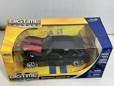 【売り切り御免!】 JADA BTM 2010 CHEVY CAMARO SS BLACK / RED STRIPES 1:24 Jada Toys
