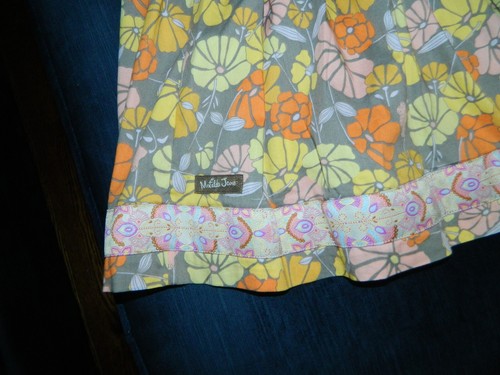 Girl's Matilda Jane Adventure Begins Patio Party Ellie Top Sz 10 - Picture 5 of 6