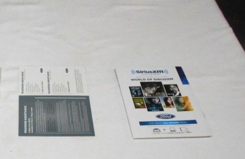 2014 FORD FUSION OWNER'S MANUAL 6/PC.SET & BLACK FORD DENIM CASE VERY NICE - Picture 4 of 5