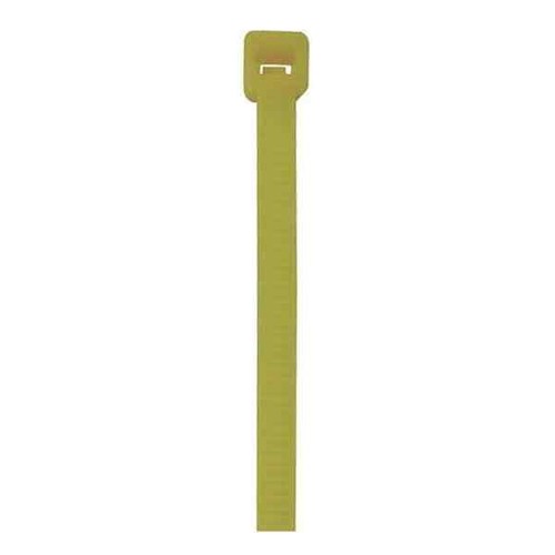 Power First 36J230 Cable Tie, 14-1/2 In L, 4 In Max Bundle Dia., Yellow, Nylon - Picture 2 of 3