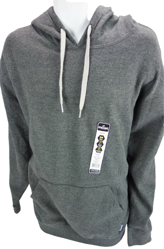 Large Spalding Dark Grey Hooded Basic Fleece Pullover Hoodie Sweatshirt - Bild 2 von 6