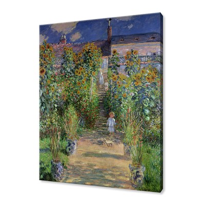 Claude Monet Garden classic canvas print picture wall art free fast delivery