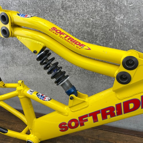 Vintage Softride Firestorm Frame Set Fat Chance Fork USA Yellow Fox Haboob City - Picture 21 of 23