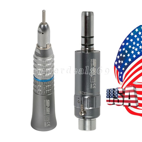 Dental Low Slow Speed Handpiece Contra Angle Straight Air Motor 4 Holes NEW - Picture 40 of 88