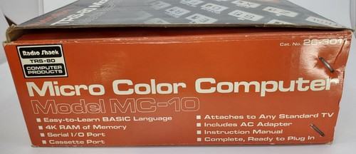 Radio Shack TRS-80 Computer a micro colori MC-10 26-3011 & 16k RAM CONDIZIONI PERFETTE - Foto 9 di 10