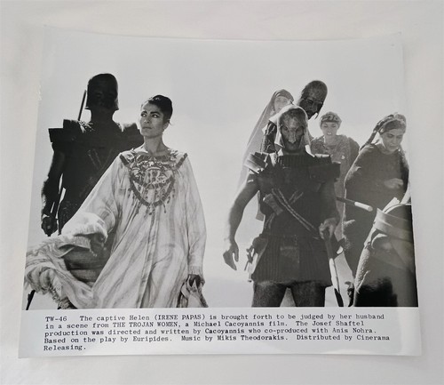 Lote de fotos de prensa de películas de colección Las mujeres troyanas Katharine Hepburne etc. - Imagen 5 de 7