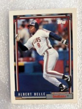 1992 Topps Cleveland Indians Baseball Card #785 Albert Belle MLB trading sports