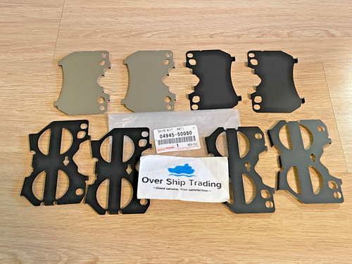Lexus Genuine LS460 LS600h LS500 LS500h Front Brake Pad Shim Kit 04945-50080 OEM - Bild 1 von 14