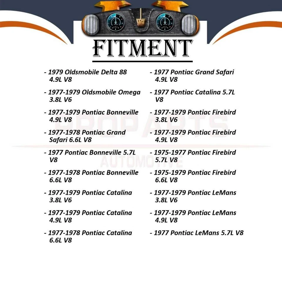 Насос гидроусилителя руля 1 шт. для 1977 1978 1979 Oldsmobile Cutlass Supreme 3,8 л - Изображение 3 из 4
