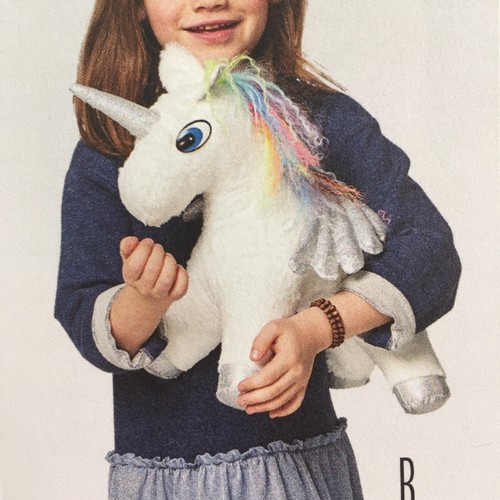 Burda 6495 Cuddly Horse Unicorn Craft Child Toy Sewing Pattern New Uncut 12inch - Picture 2 of 12