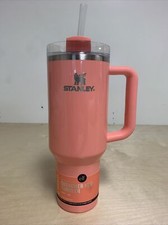 Stanley 40 oz Stainless Steel H2.0 FlowState Tumbler Coral Fixation - e.l.f.