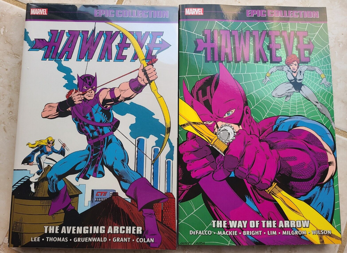 アメコミ・英語　Hawkeye:AVENGING ARCHER　ホークアイ Amazon.com: Hawkeye: Avenging Archer: 9780785194057: McCann