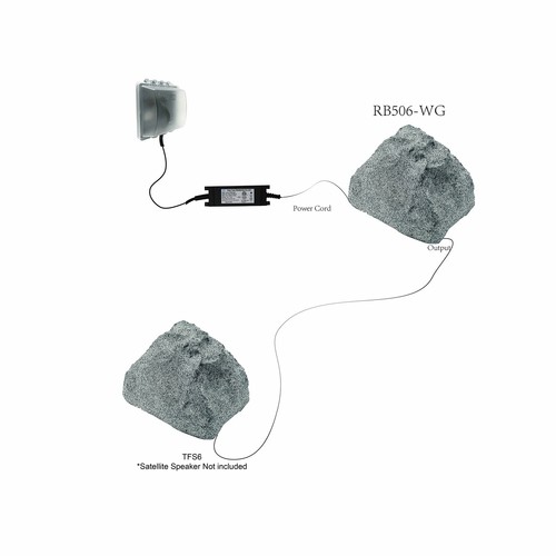 RB506 - 8"Outdoor Bluetooth 5.0 In-Ground Rock Speaker(Single) - Picture 8 of 11